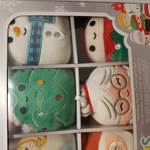 Squishmallows Holiday 2021 Plush Ornament Set In Box - Multicolor - Picture 3 of 4